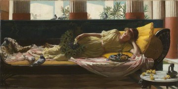 Dolce Far Niente Greek female John William Waterhouse Oil Paintings